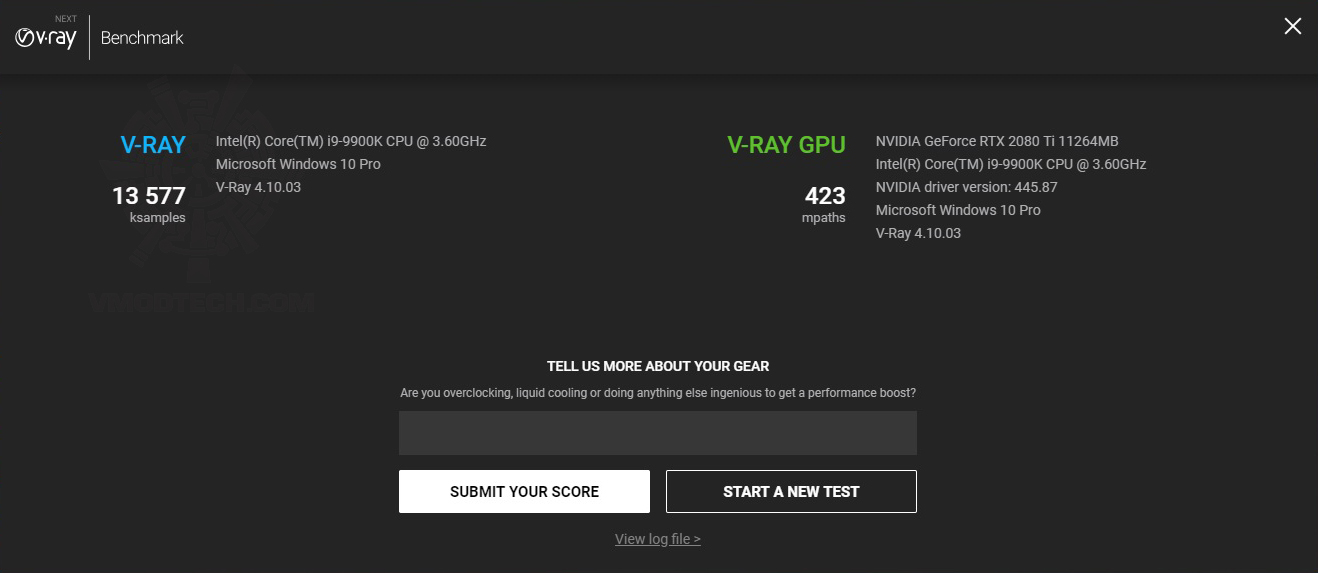 vray intel CPU Rendering Comparison Review