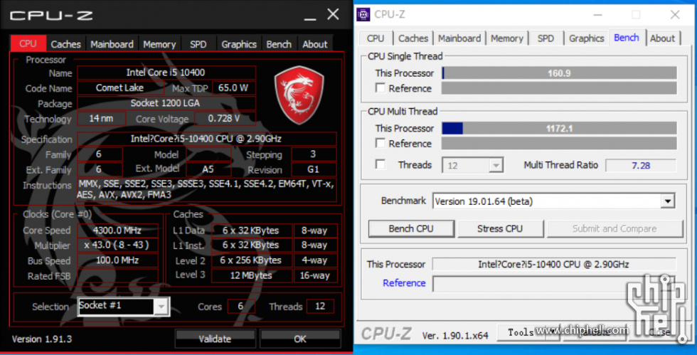 intel-core-i5-10400-cinebench-cpuz-beat intel core i5 10400 cinebench cpuz beat หลุดผลทดสอบ Intel Core i5 10400 สถาปัตย์ Comet Lake S รุ่นใหม่ล่าสุดอย่างไม่เป็นทางการ ประสิทธิภาพแรงกว่าเดิม 41 45% กันเลยทีเดียว