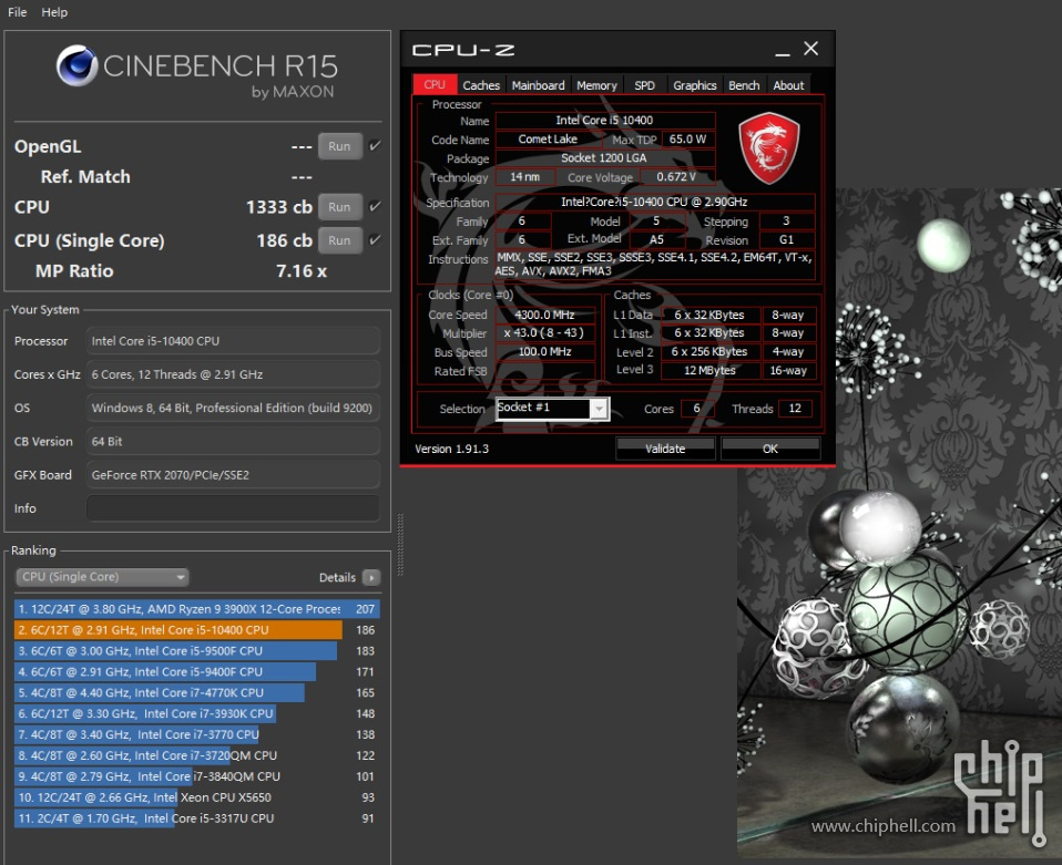 intel-core-i5-10400-cinebench-r15 intel core i5 10400 cinebench r15 หลุดผลทดสอบ Intel Core i5 10400 สถาปัตย์ Comet Lake S รุ่นใหม่ล่าสุดอย่างไม่เป็นทางการ ประสิทธิภาพแรงกว่าเดิม 41 45% กันเลยทีเดียว