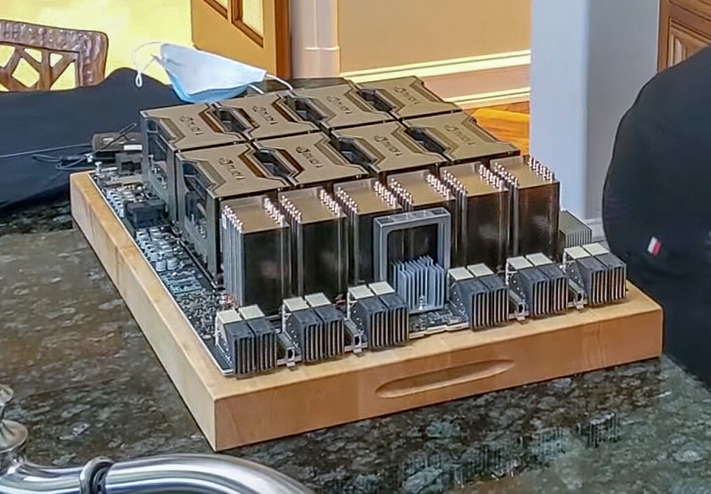 menuwoewxlklcbcv NVIDIA เผยวีดีโอผู้บริหาร CEO Jensen Huang ที่นำการ์ดจอออกจากเตาอบ ลือ!! คาดว่าเป็นการ์ดจอสถาปัตย์ Ampere รุ่นใหม่ล่าสุดที่กำลังจะเปิดตัวเร็วๆนี้ 