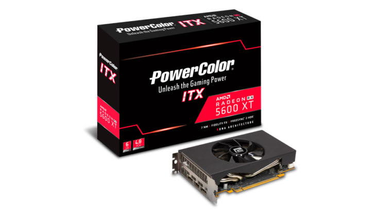powercolor radeon rx 5600 xt itx graphics card 1 740x411 AMD เปิดตัวการ์ดจอขนาด ITX จากในรุ่น POWERCOLOR RX5600XT ITX ในราคา 299ดอลล่าสหรัฐฯ 