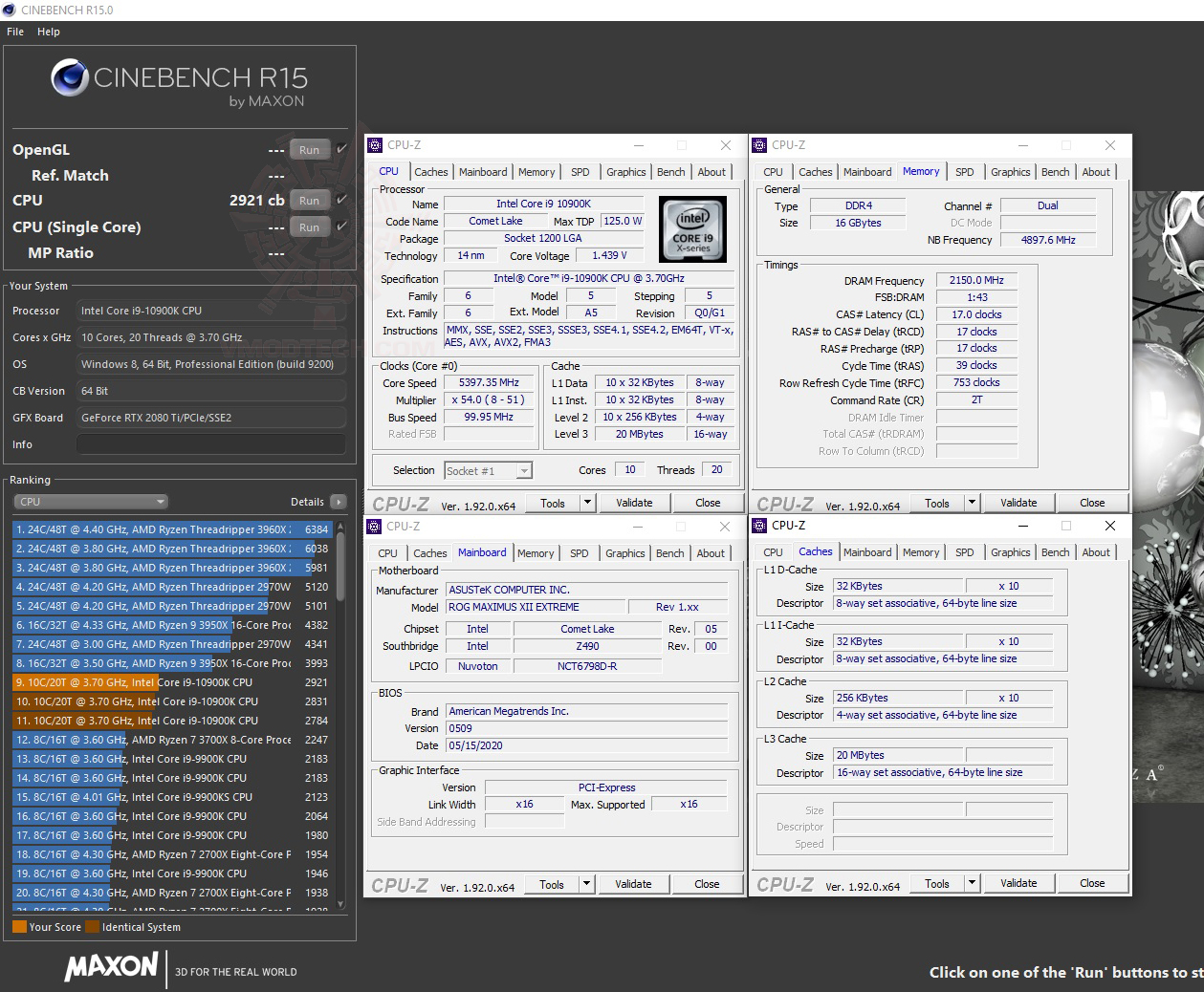 c15 max ASUS ROG MAXIMUS XII EXTREME REVIEW