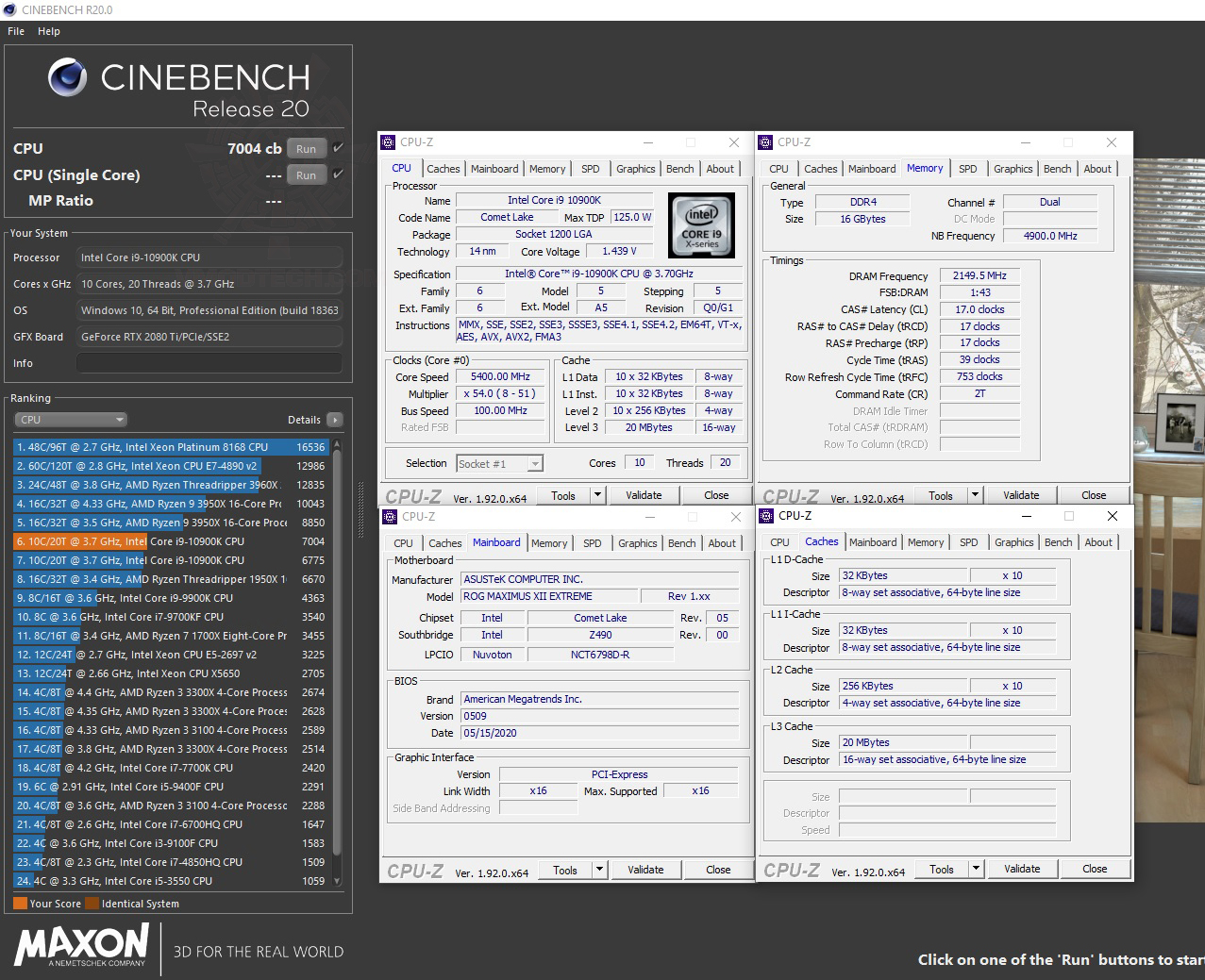 c20 max ASUS ROG MAXIMUS XII EXTREME REVIEW