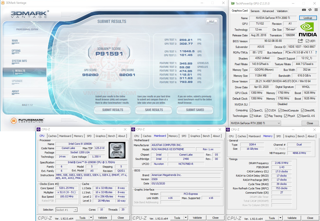 vt ASUS ROG MAXIMUS XII EXTREME REVIEW