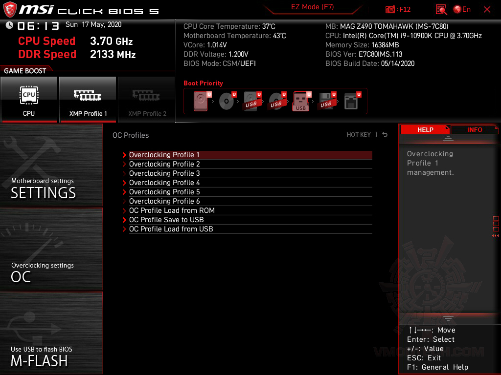msi snapshot 03 MSI MAG Z490 TOMAHAWK REVIEW