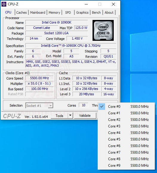 cpuid 55 all core MSI MEG Z490 ACE REVIEW