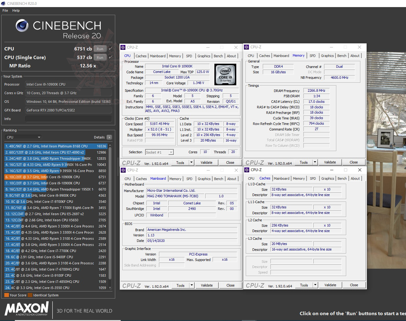 c20 MSI MAG Z490 TOMAHAWK REVIEW
