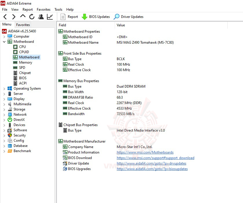 mb MSI MAG Z490 TOMAHAWK REVIEW