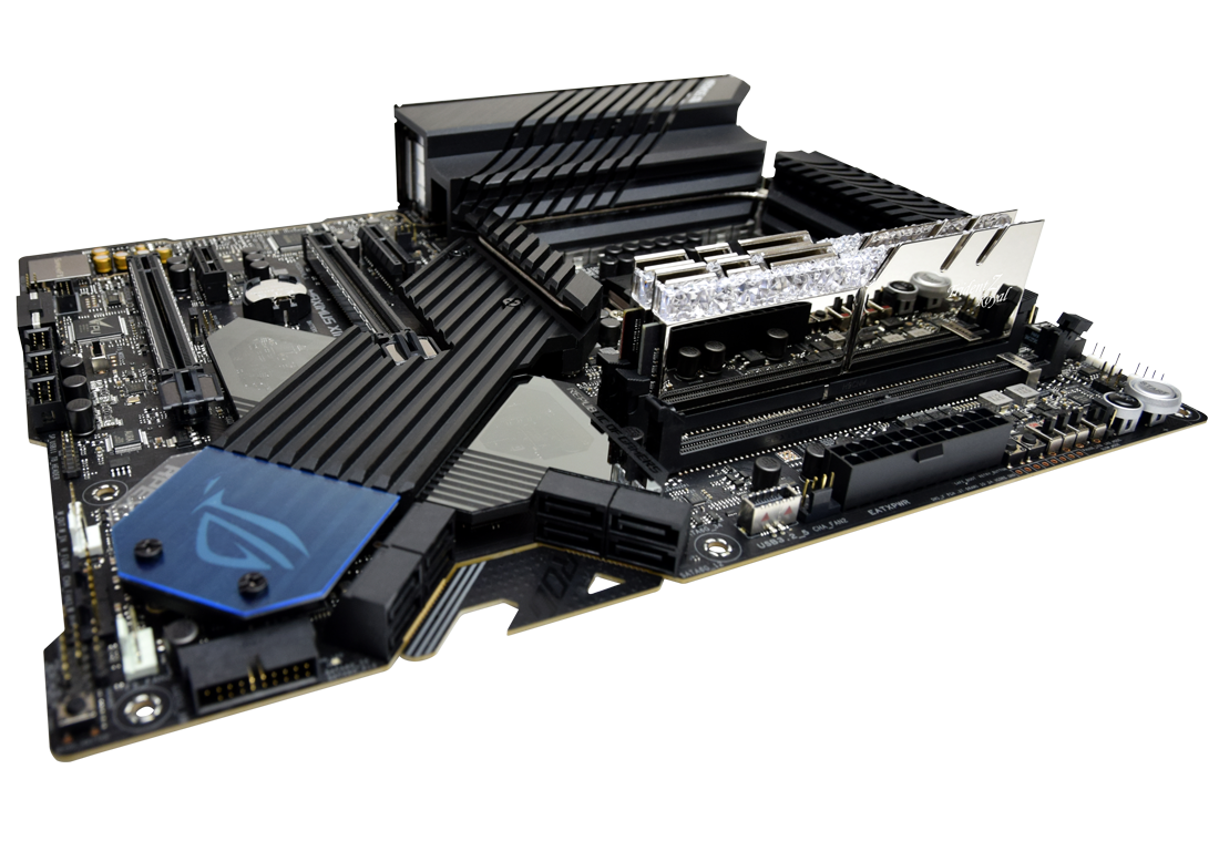 00 trident z royal asus maximus xii apex G.SKILL สร้างสถิติโลกใหม่ด้วยการโอเวอร์คล๊อกแรม Trident Z Royal ทะลุบัสความเร็ว DDR4 6666 ด้วยซีพียู Intel Core i9 10900K และเมนบอร์ด ASUS ROG Maximus XII APEX 