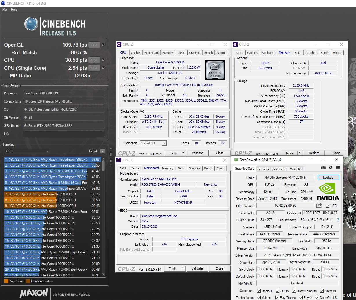 c11 ASUS ROG STRIX Z490 E GAMING REVIEW