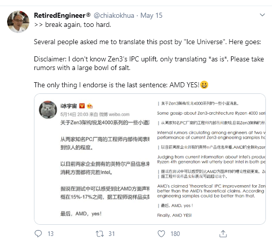 untitled 1 ลือ!! พบข้อมูลซีพียู AMD ZEN3 ในรหัส Vermeer รุ่นใหม่ล่าสุดทั้ง 3รุ่น โดยมีจำนวนคอร์ 16C/32T มีความเร็วบูตสูงสุด 4.6Ghz และคาดว่ามี IPC ดีขึ้นมากกว่าเดิม 40% กันเลยทีเดียว 