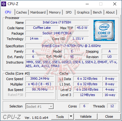 cpu1 ASUS ROG Strix Hero III G531GU with Intel Core i7 GEN 9th Review