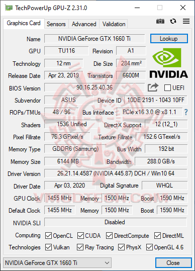 gpu ASUS ROG Strix Hero III G531GU with Intel Core i7 GEN 9th Review
