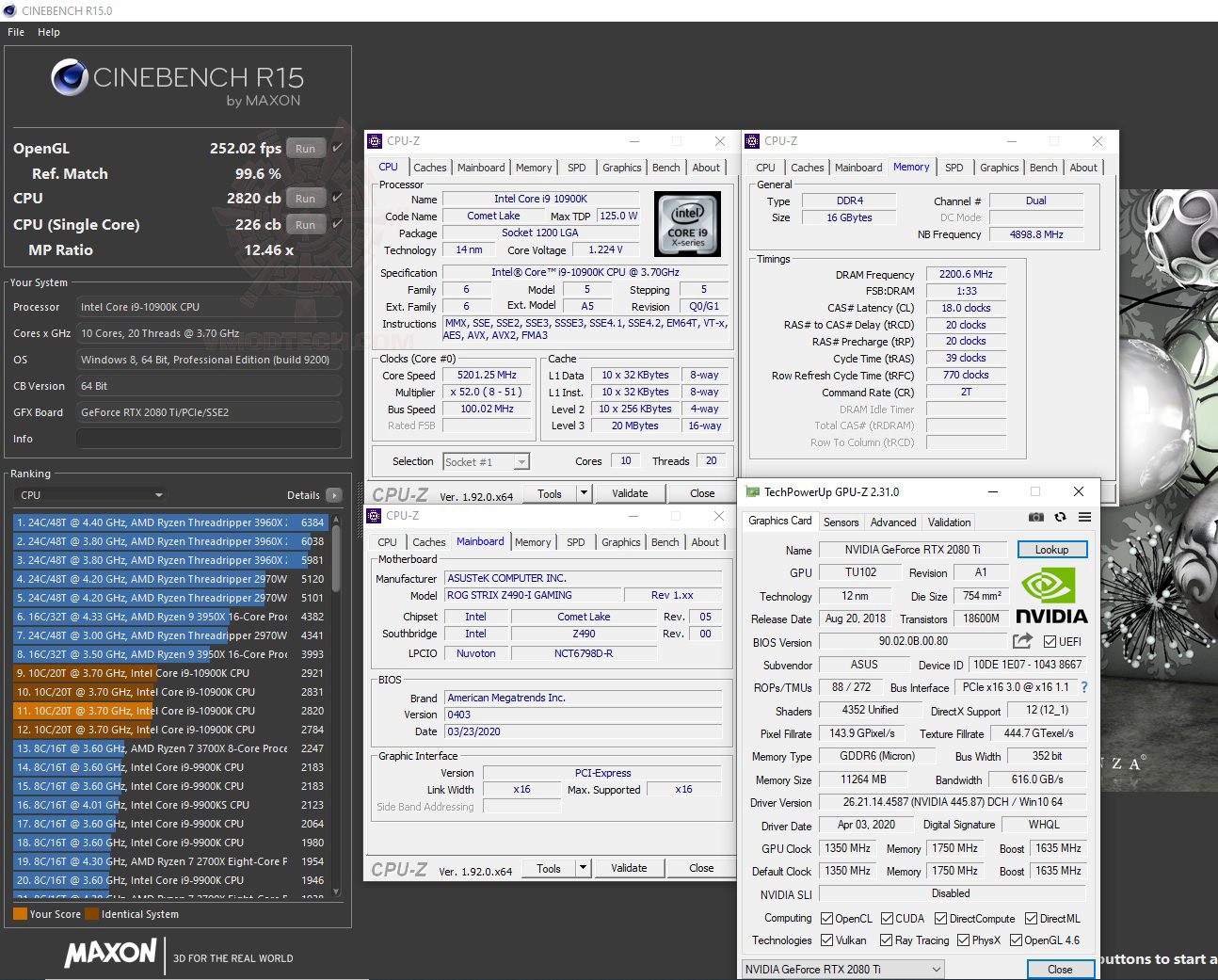 c15 ASUS ROG STRIX Z490 I GAMING REVIEW