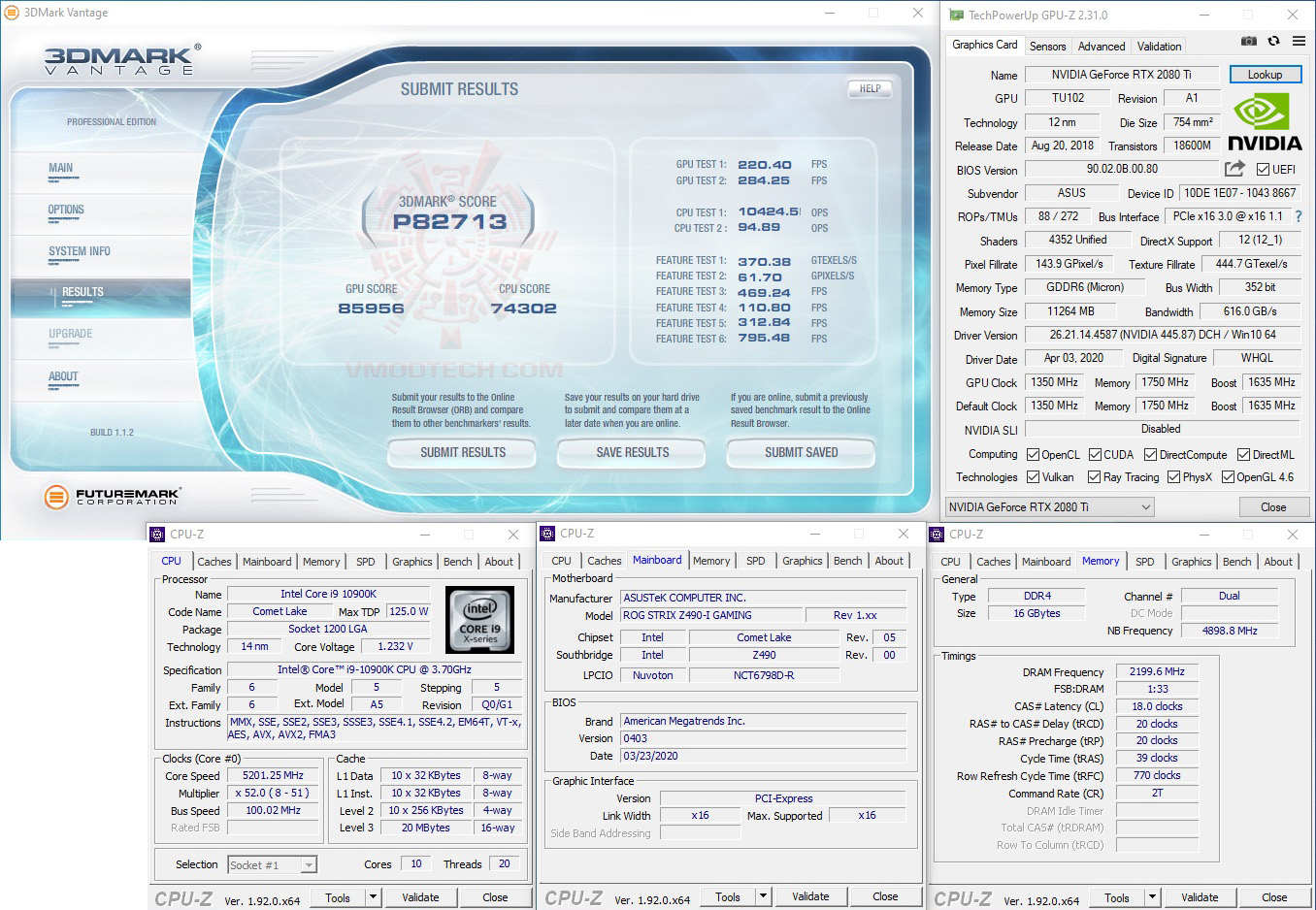 vt ASUS ROG STRIX Z490 I GAMING REVIEW