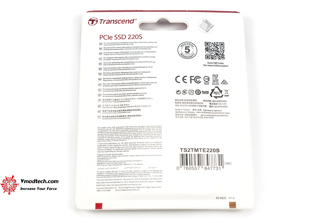 tpp 7625 Transcend PCIe M.2 SSD 220S 2TB Review