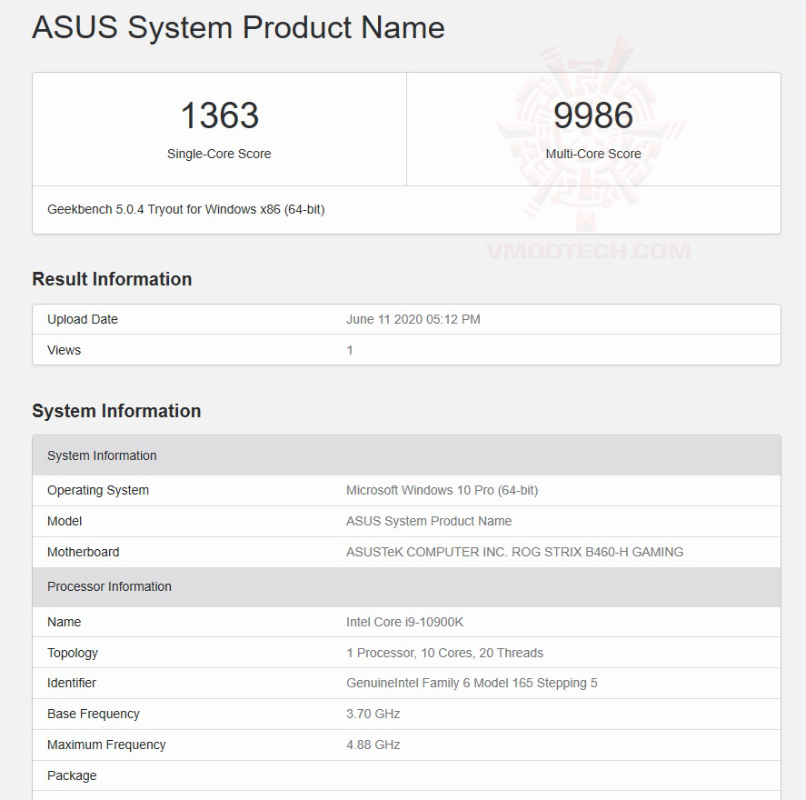 geek5 ASUS ROG STRIX B460 H GAMING REVIEW