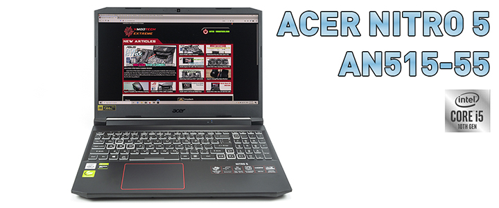 main1 ACER NITRO 5 AN515 55 with Intel Core i5 GEN 10th Review