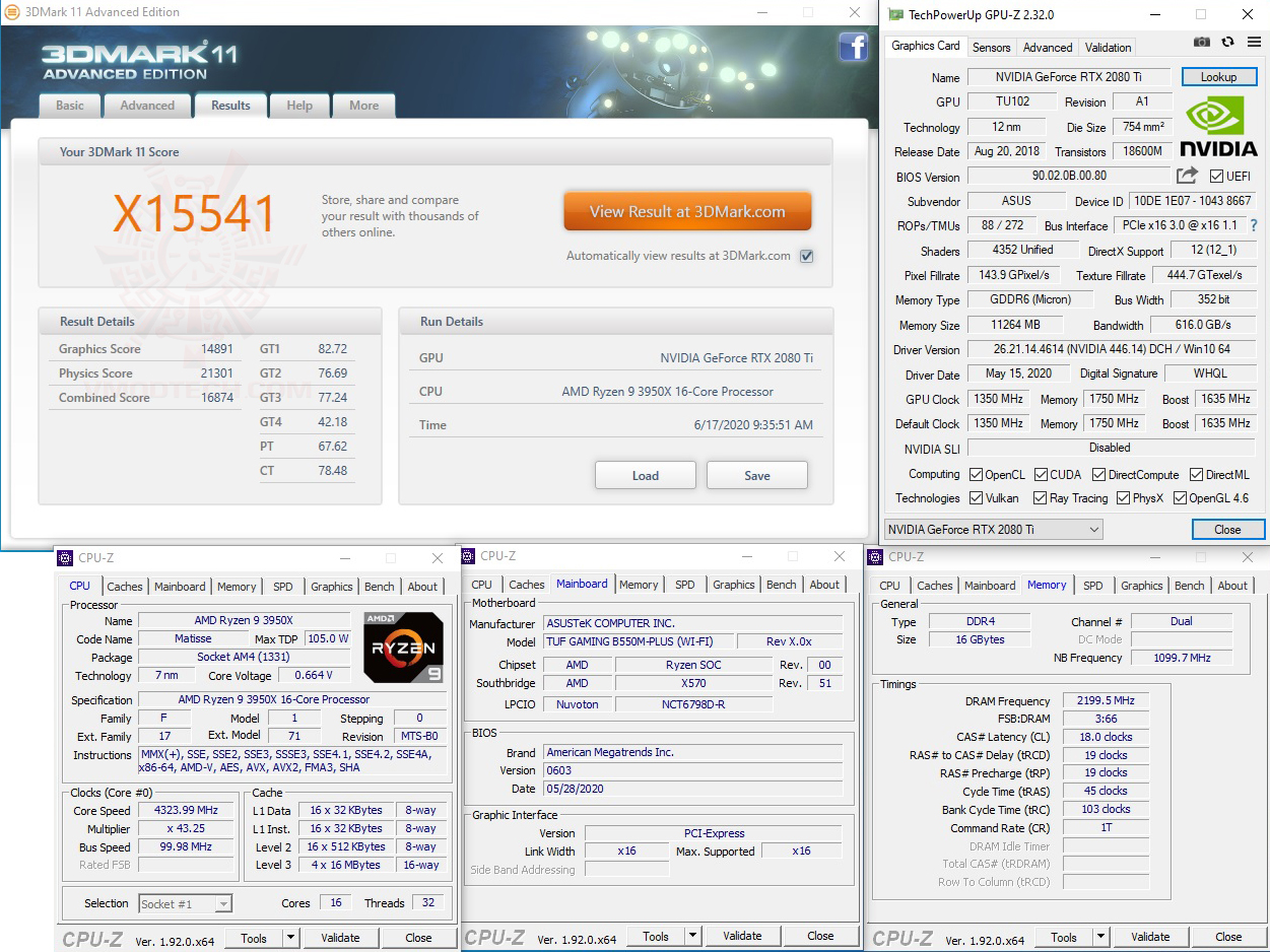 11x ASUS TUF GAMING B550M PLUS (WI FI) REVIEW
