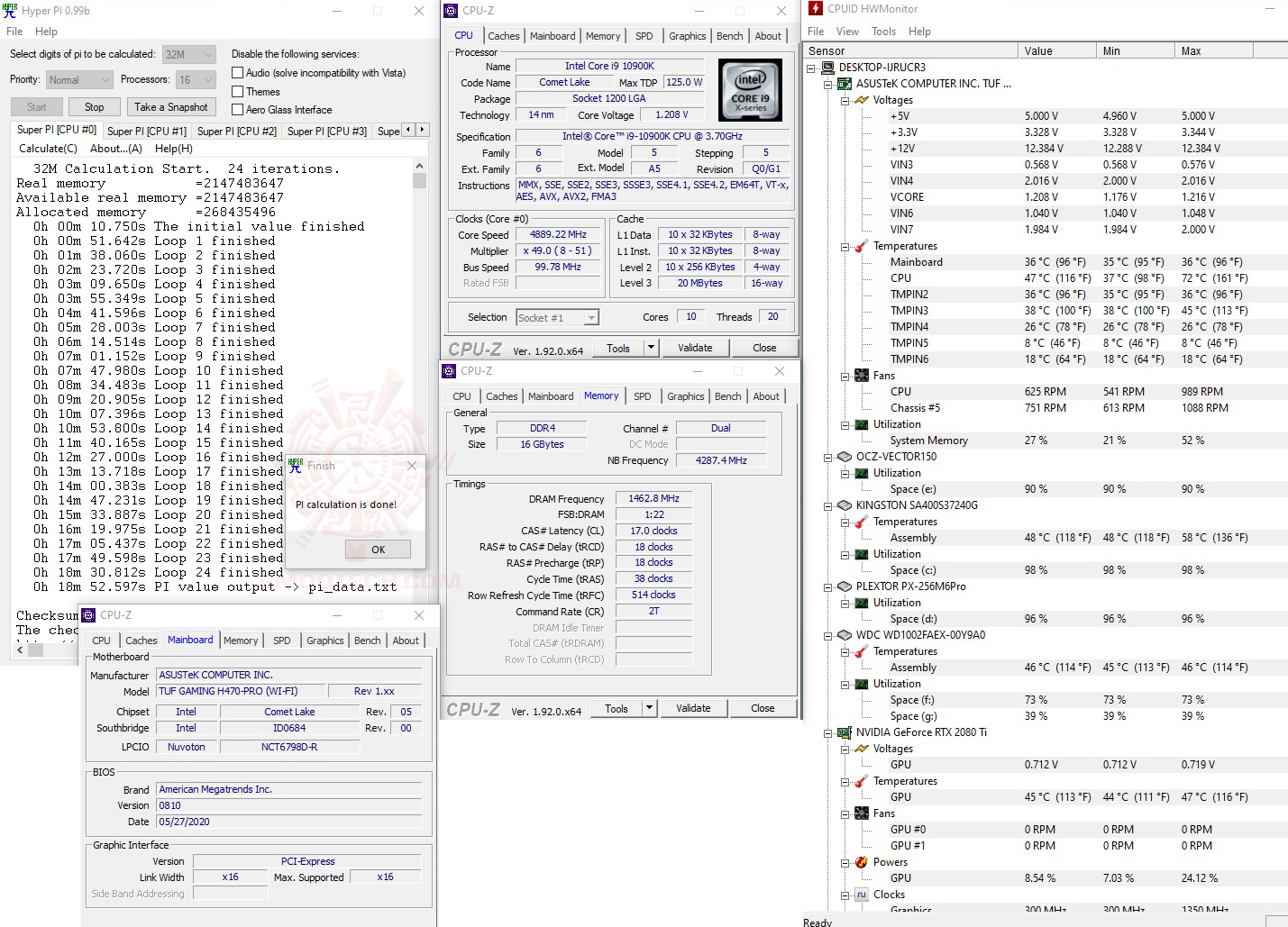 h32 ASUS TUF GAMING H470 PRO (WI FI) REVIEW