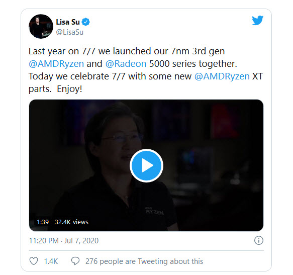 2020 07 08 12 22 55 ถึงเวลาเปลี่ยน!! ผู้บริหาร AMD ดร.ลิซ่า ซู เผยซีพียูสถาปัตย์ ZEN 3 รุ่นใหม่ล่าสุดพร้อมจะเปิดตัวในปลายปีนี้ 