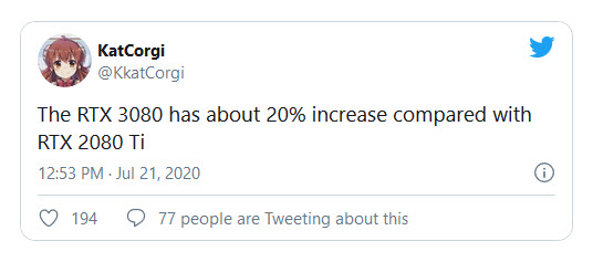 2020-07-23_9-56-41 2020 07 23 9 56 41 ลือ!! การ์ดจอ NVIDIA GeForce RTX 3080 แรงกว่า GeForce RTX 2080 Ti ถึง 20% เลยทีเดียว