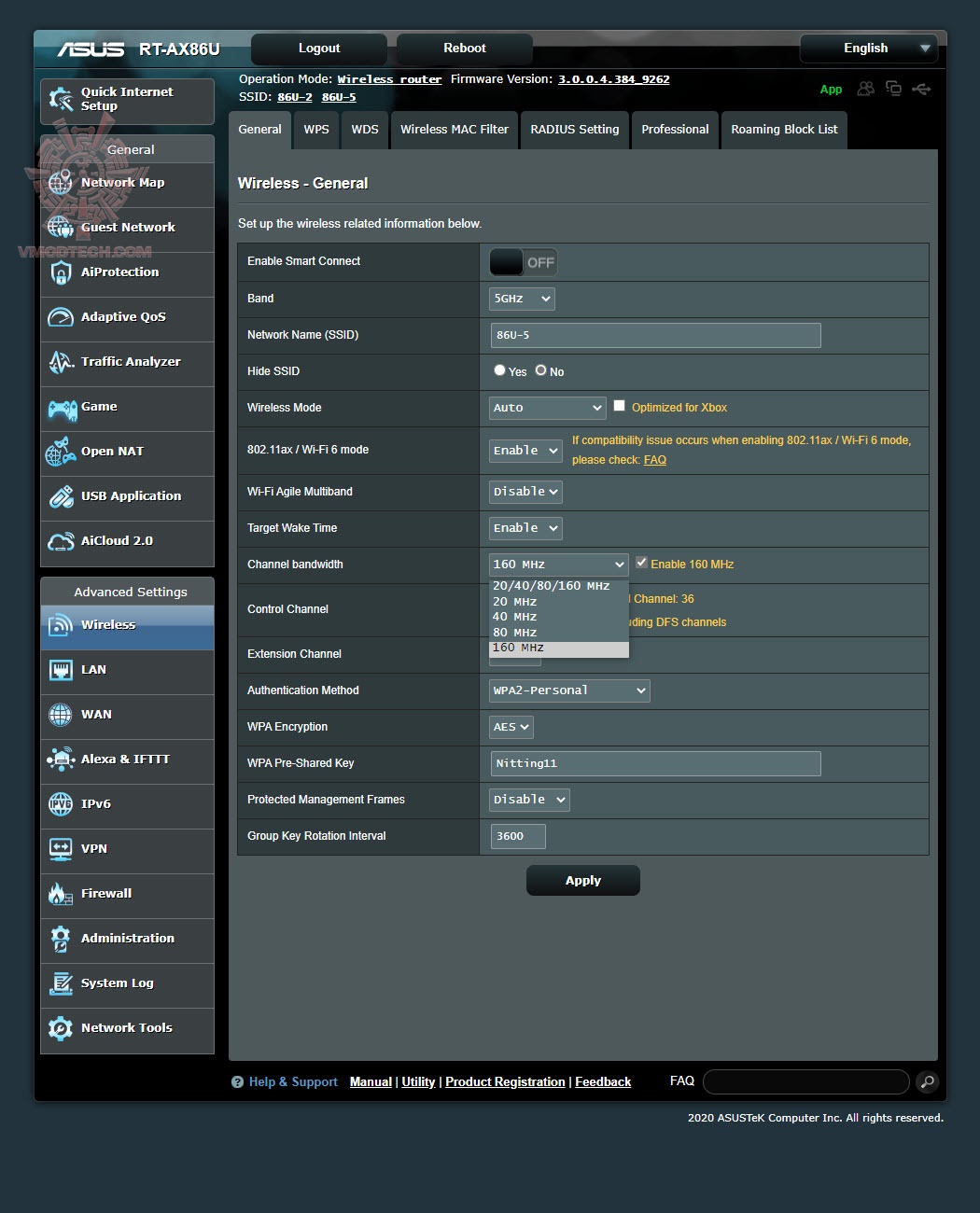c ASUS RT AX86U AX5700 Dual Band WiFi 6 Gaming Router Review