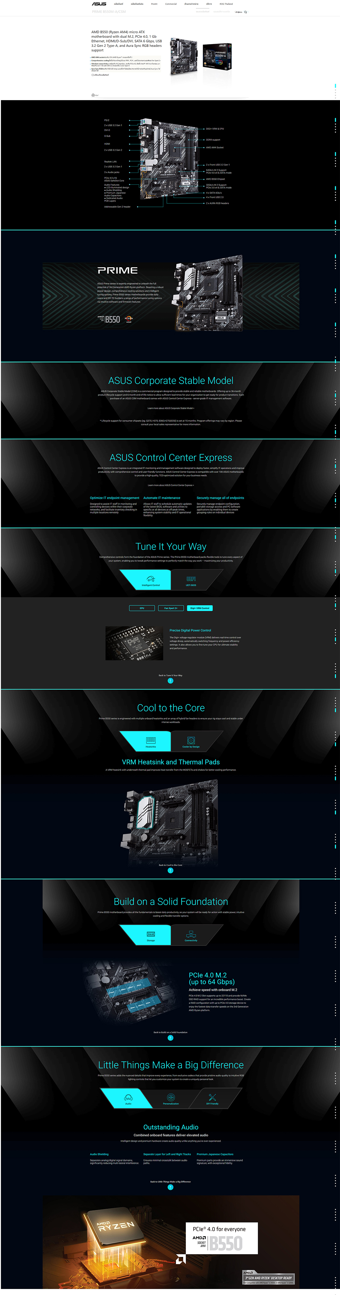 spec ASUS PRIME B550M A/CSM REVIEW