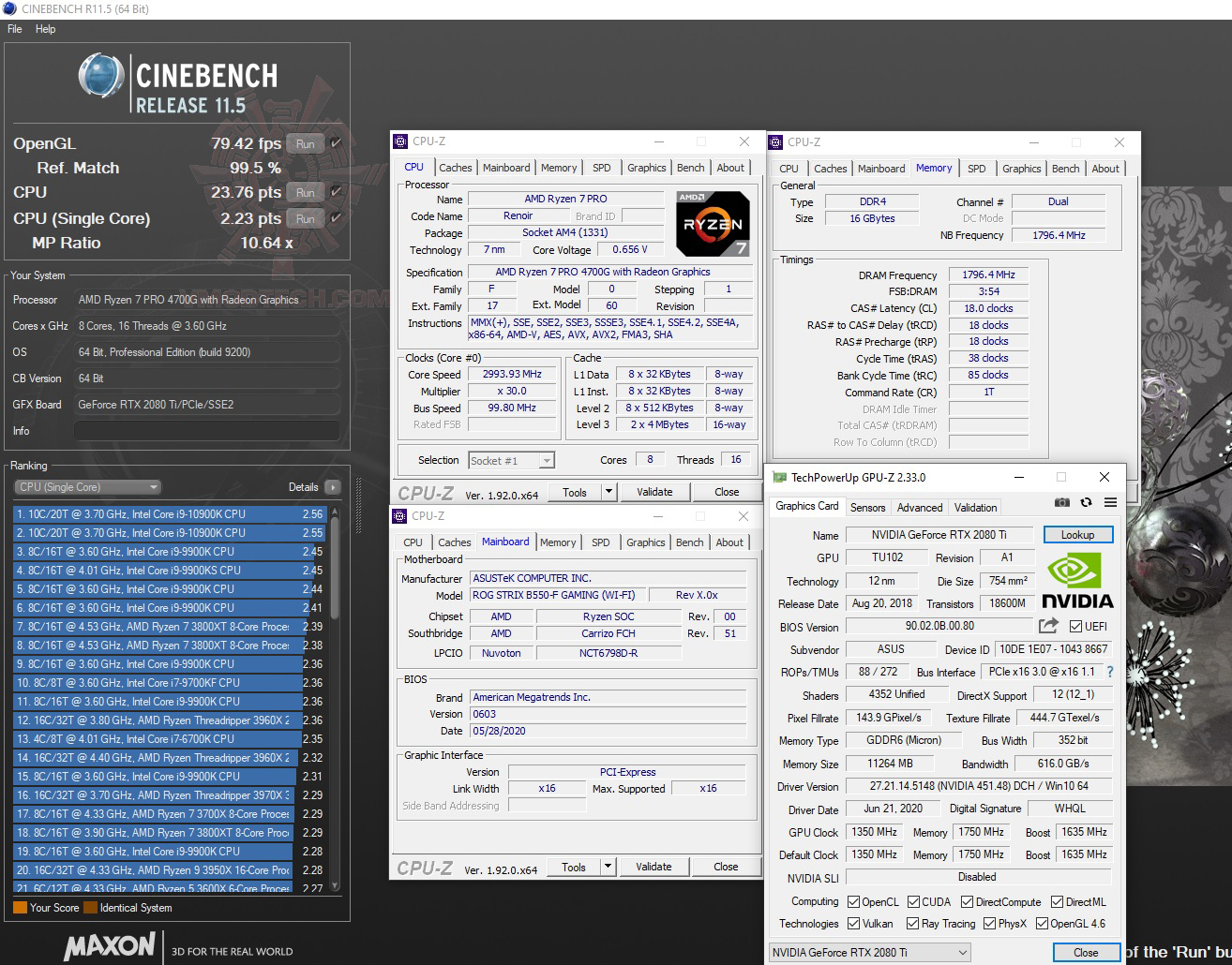 c11 AMD RYZEN 7 PRO 4750G PROCESSOR REVIEW