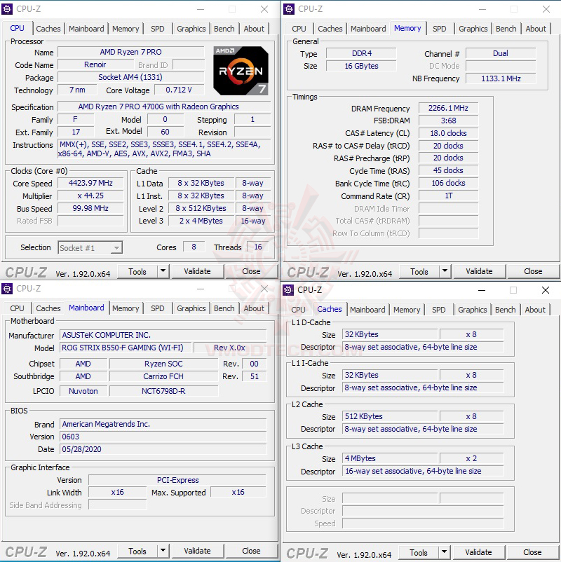 cpuid oc AMD RYZEN 7 PRO 4750G PROCESSOR REVIEW