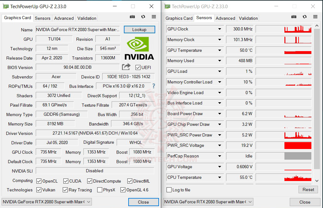 gpuz Predator Triton 500 Review