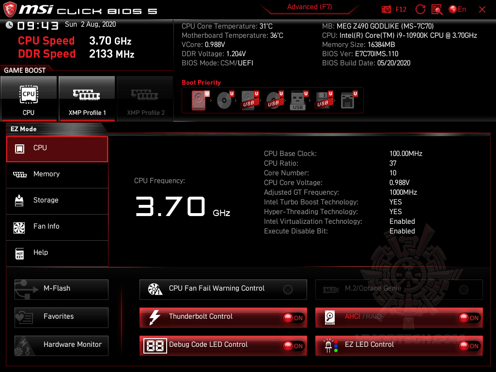 msi snapshot 30 MSI MEG Z490 GODLIKE REVIEW