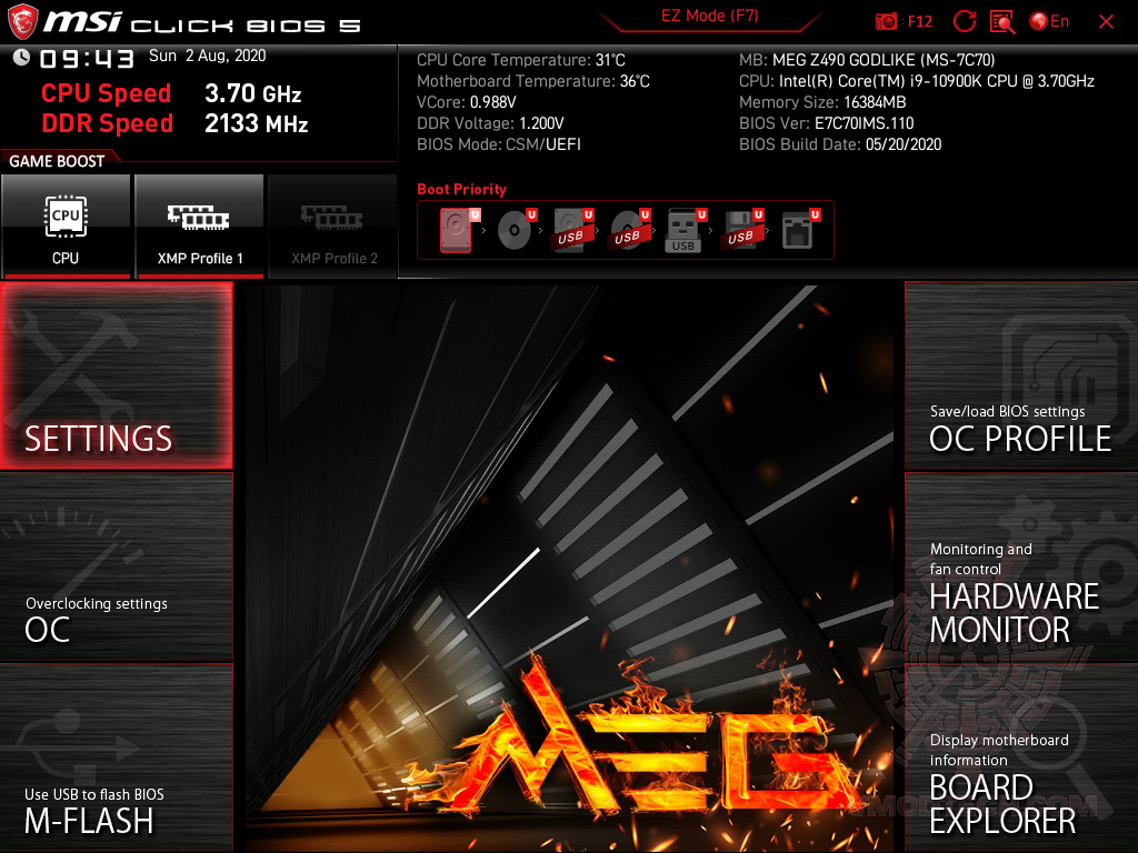 msi snapshot 31 MSI MEG Z490 GODLIKE REVIEW