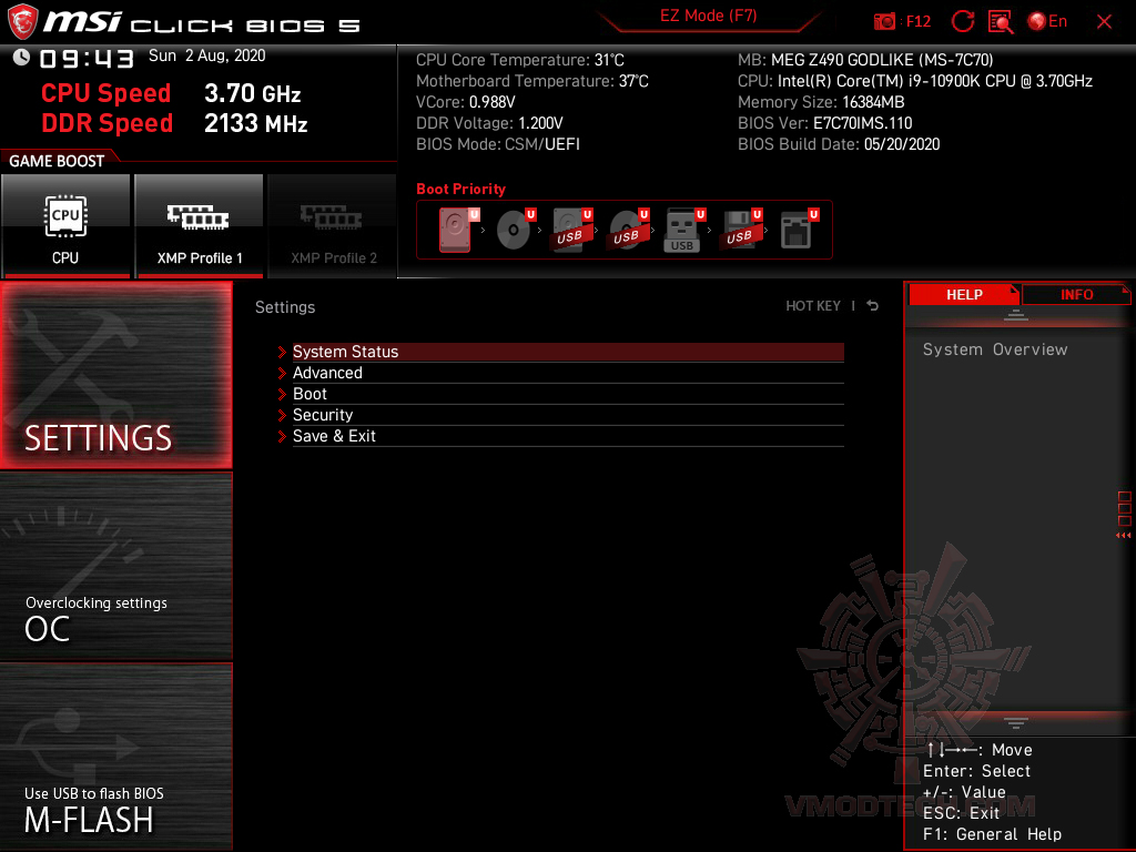 msi snapshot 32 MSI MEG Z490 GODLIKE REVIEW