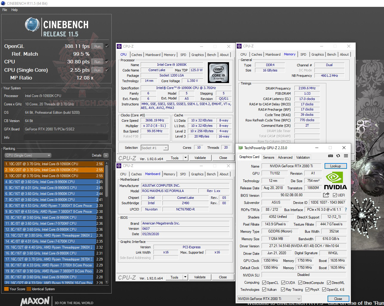 c11 ASUS ROG MAXIMUS XII FORMULA REVIEW