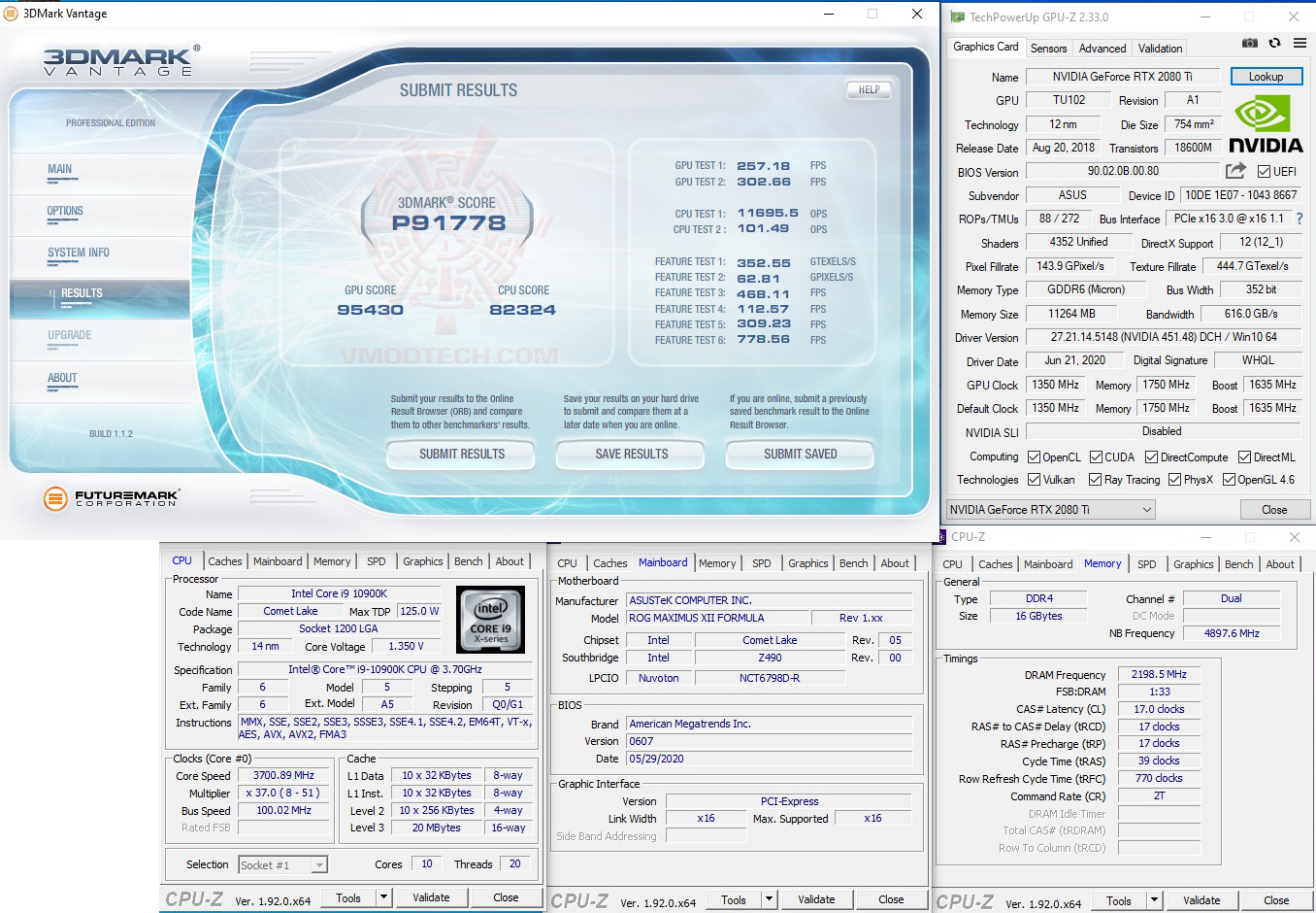vt ASUS ROG MAXIMUS XII FORMULA REVIEW