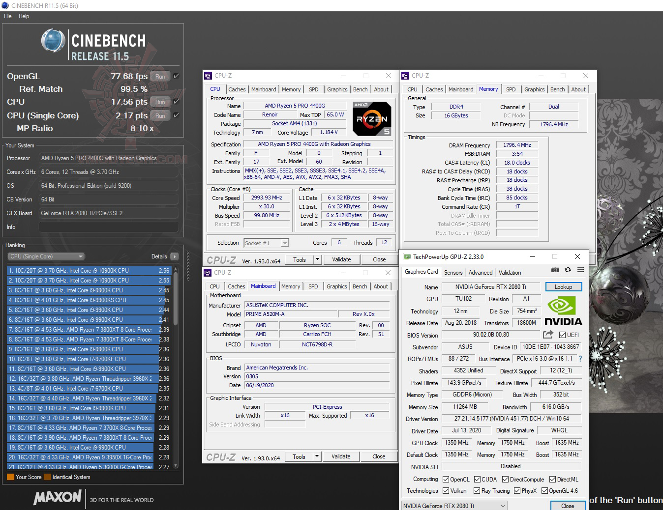 c11 c11 ASUS PRIME A520M A/CSM REVIEW