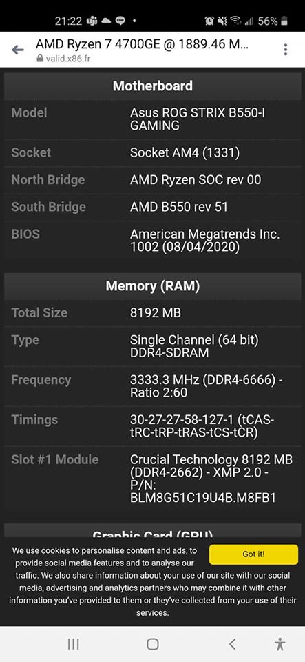 117764675 3337460316275008 8731015637714103062 o เอซุสสร้างสถิติโลกใหม่โอเวอร์คล๊อกบัสแรมทะลุ DDR4 6666Mhz ด้วยเมนบอร์ด ASUS ROG Strix B550 I Gaming รุ่นใหม่ล่าสุดกับซีพียู AMD Ryzen 7 4700GE