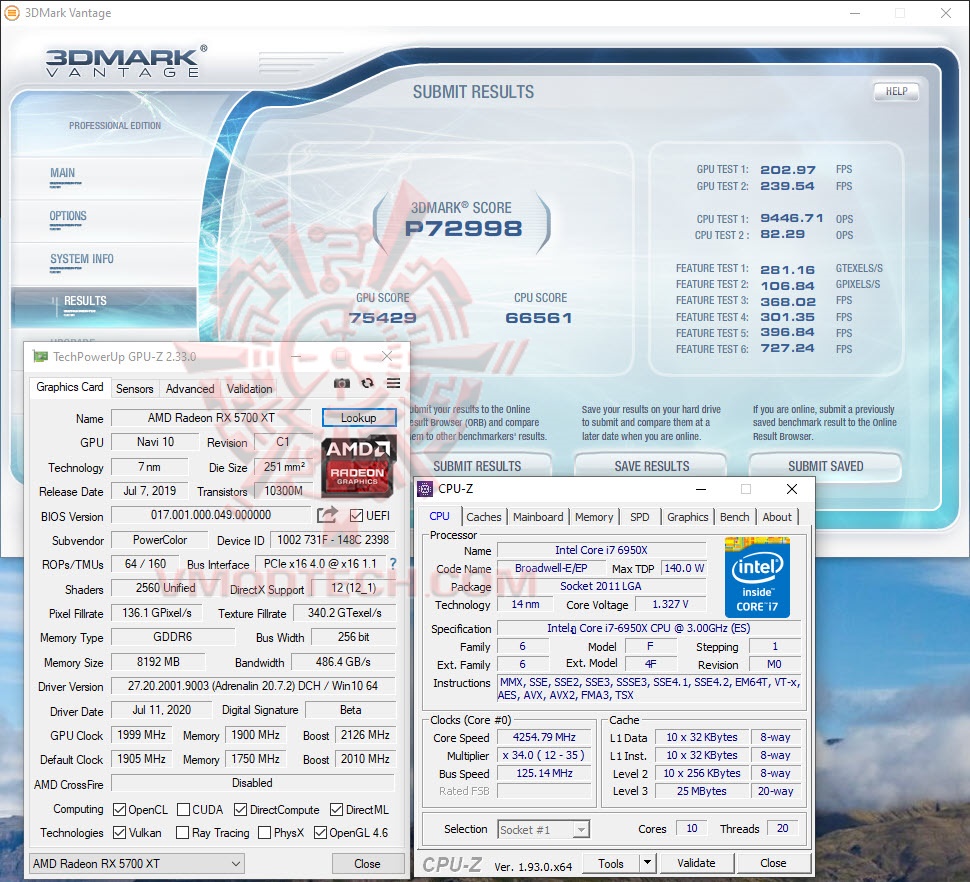 vanoc1 PowerColor Red Devil Radeon™ RX 5700 XT 8GB GDDR6 Review