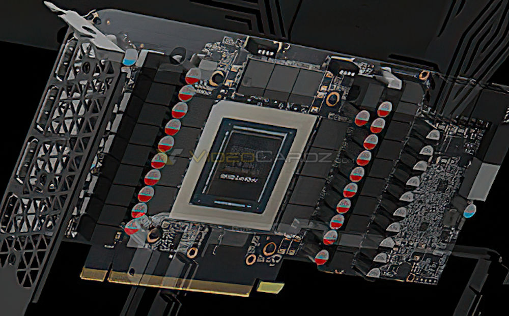 nvidia ga102 gpu rtx 3080 พบรูปภาพชิป GA102 และ PCB ของการ์ดจอ Nvidia GeForce RTX 30ซีรี่ย์มีภาคจ่ายไฟ 20เฟสและหน่วยความจำ GDDR6X ที่ถูกจัดวางไว้ใกล้ชิป GPU มาก 