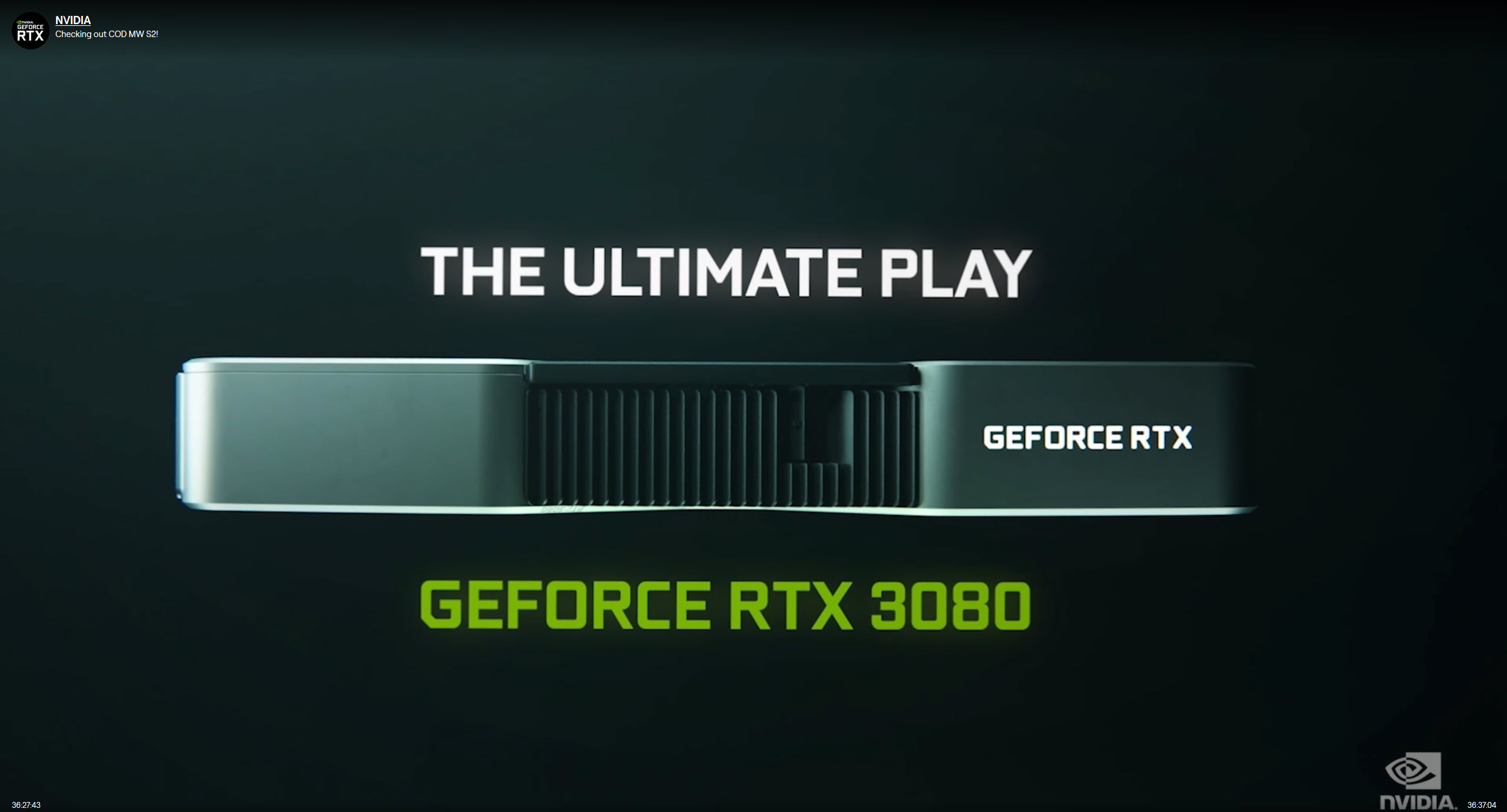 2020 09 01 23 47 10 Nvidia ประกาศเปิดตัวการ์ดจอ Nvidia GeForce RTX 30ซีรี่ย์รุ่นใหม่ล่าสุดสถาปัตย์ Ampere อย่างเป็นทางการ 