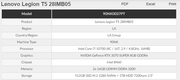 nvidia geforce rtx 3070 super 8gb เจออีก!! พบข้อมูลการ์ดจอ GeForce RTX 3070 SUPER ในเครื่อง Lenovo Legion T5