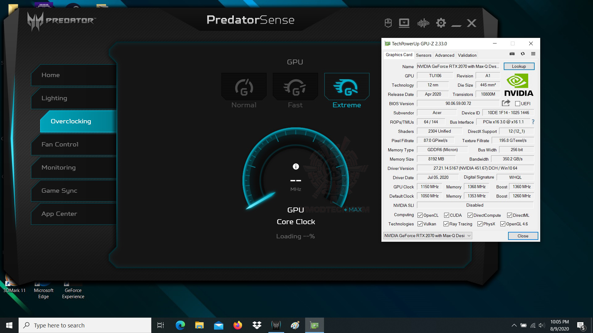 oc gpu Predator Triton 300 Review