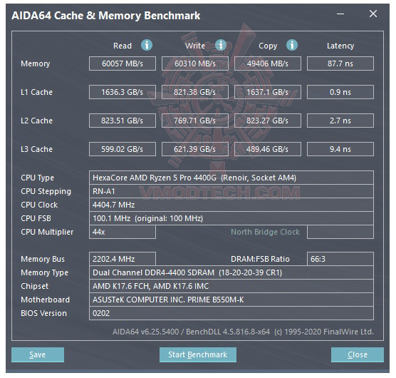 mem ASUS PRIME B550M K REVIEW
