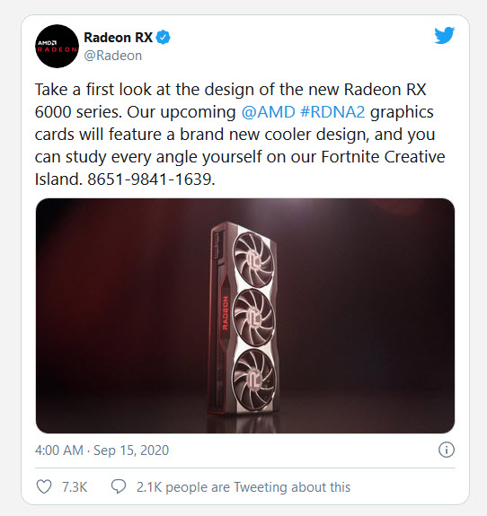 2020 09 15 7 25 52 AMD เผยโฉมการ์ดจอ AMD Radeon RX 6000ซีรี่ย์รุ่นใหม่ล่าสุดที่คาดว่าน่าจะเป็นรุ่น RX 6900XT หรือ Big Navi ในสถาปัตย์ RDNA2 ที่กำลังจะเปิดตัวในเร็วๆนี้ 