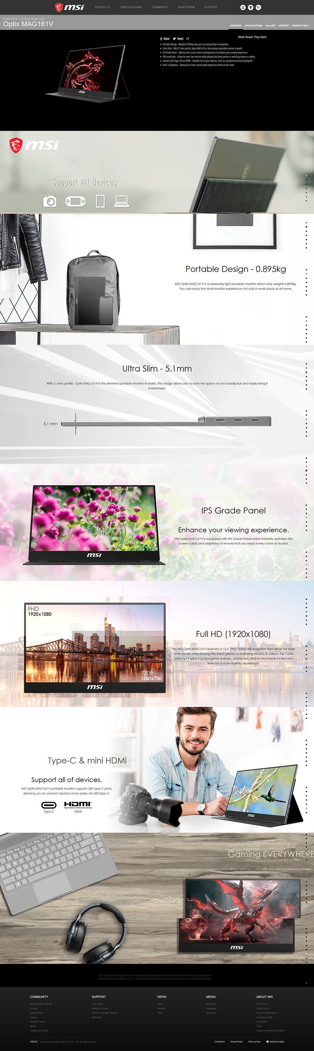 2020 09 22 12 13 16 MSI OPTIX MAG161V 15.6 IPS FHD 60Hz REVIEW