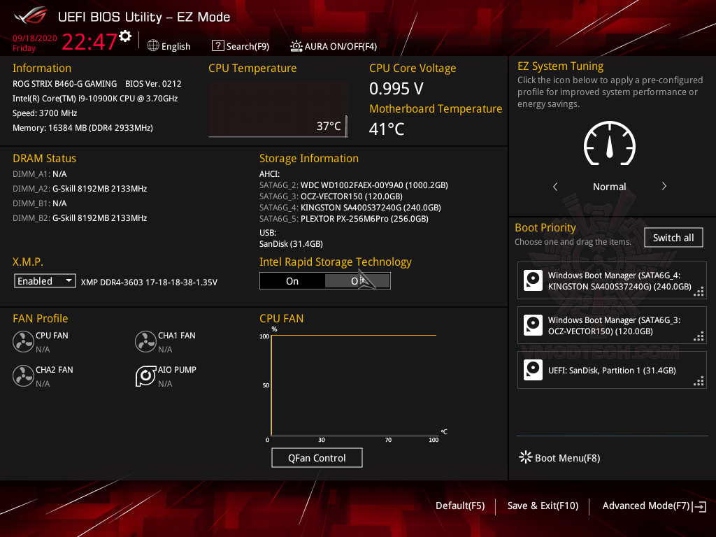 200918224743 ASUS ROG STRIX B460 G GAMING REVIEW