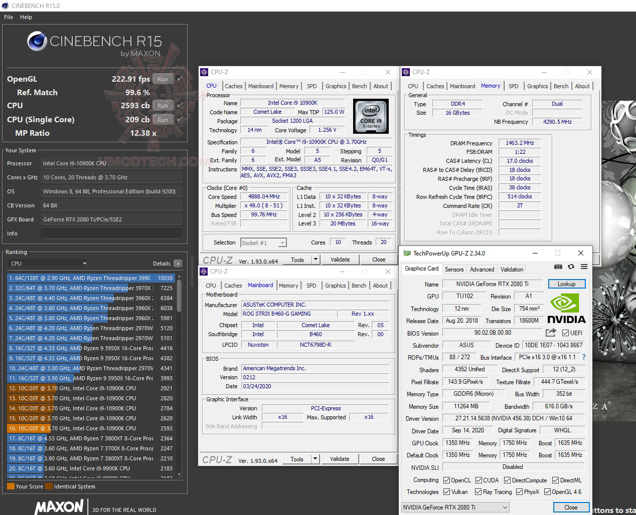 c15 ASUS ROG STRIX B460 G GAMING REVIEW