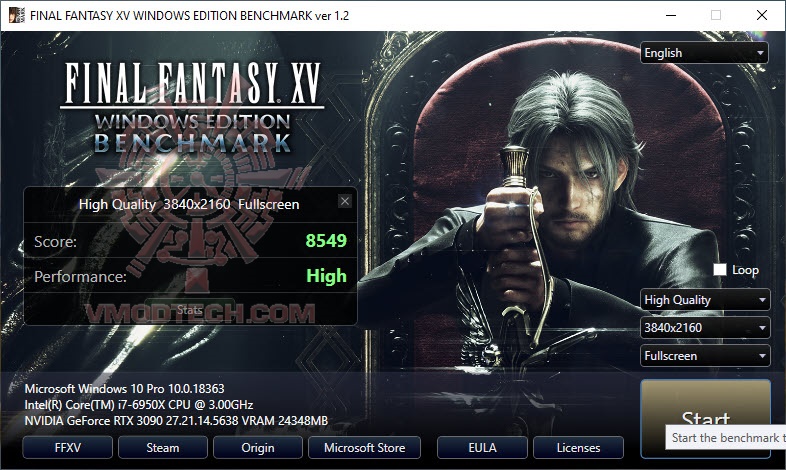 ff 4k GIGABYTE GeForce RTX 3090 GAMING OC 24G Review