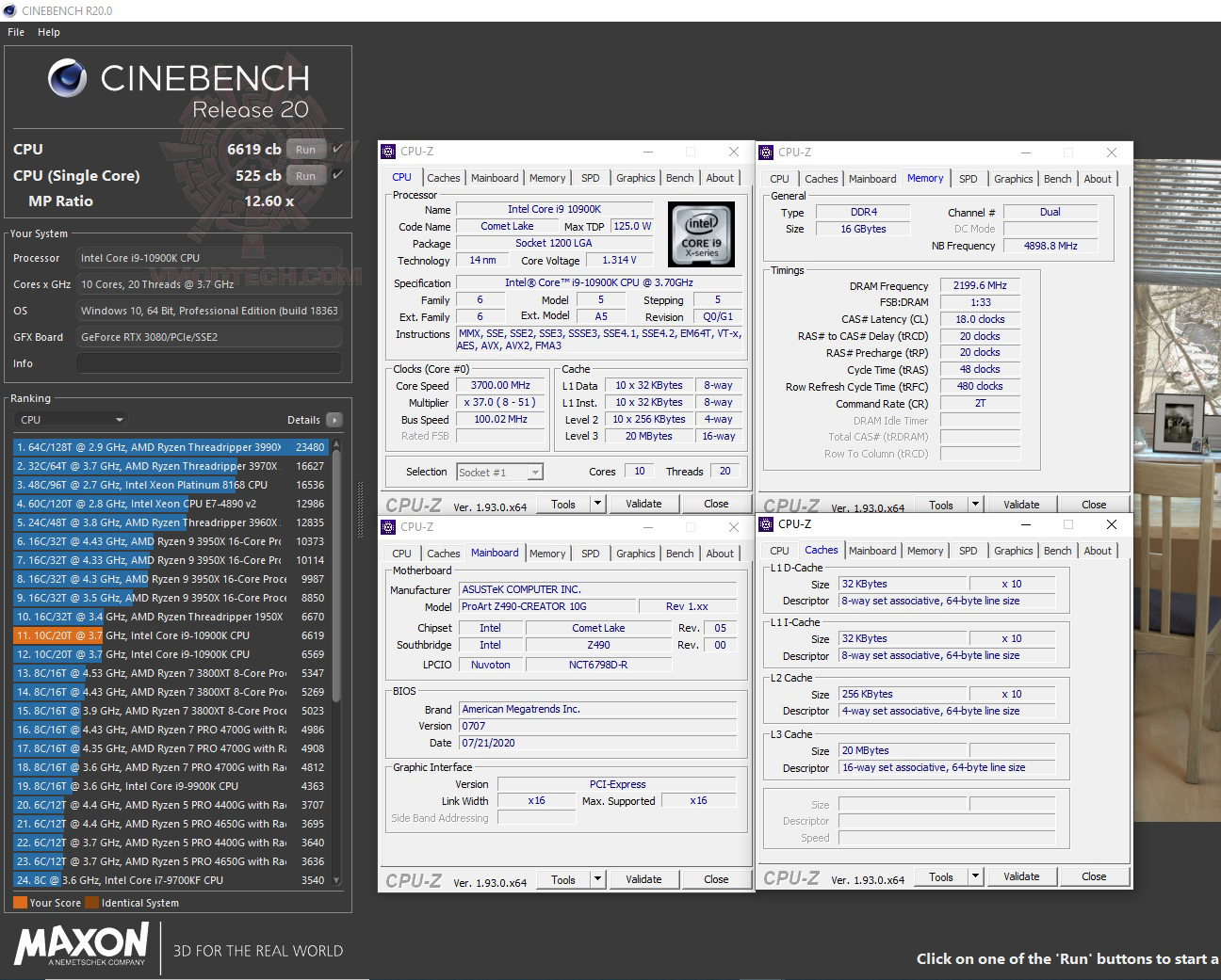c20 ASUS ProArt Z490 CREATOR 10G REVIEW